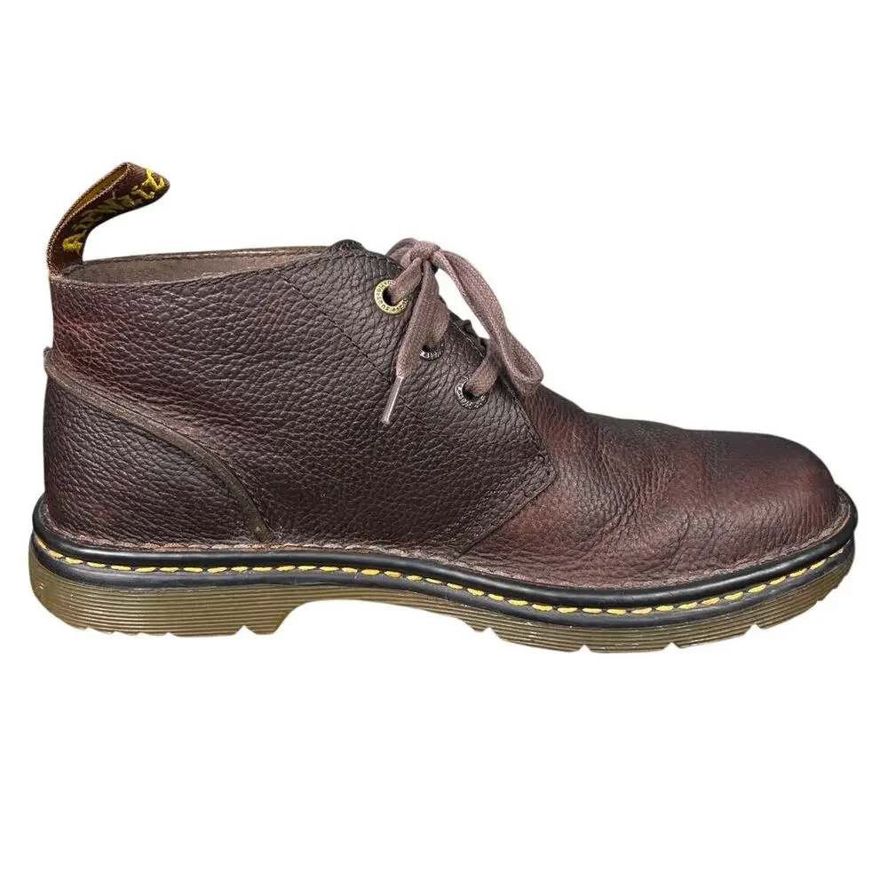 Dr. Martens Unisex Sussex Brown Leather Chukka Boots Size M 10 W 11